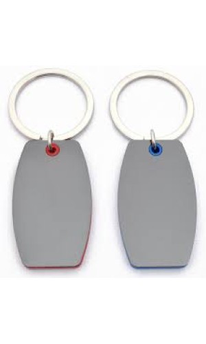  BARREL SHAPE KEYCHAIN WITH HIGHLIGHTS